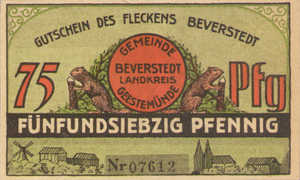 Germany, 75 Pfennig, 98.1