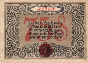 Germany, 75 Pfennig, 295.1a
