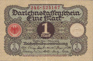 Germany, 1 Mark, P58 v2
