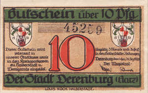Germany, 10 Pfennig, 263.1