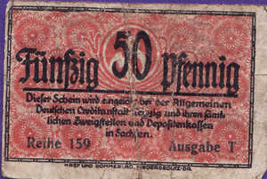 Germany, 50 Pfennig, D31.2b