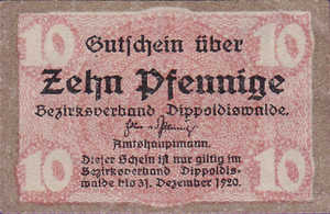 Germany, 10 Pfennig, D22.3a