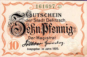 Germany, 10 Pfennig, D9.6b