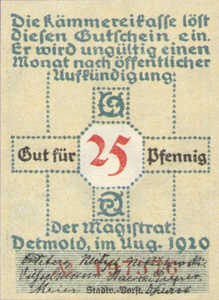 Germany, 25 Pfennig, 268.1c