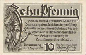 Germany, 10 Pfennig, 286.1a
