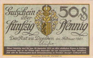 Germany, 50 Pfennig, D30.3