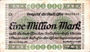 Germany, 1,000,000 Mark, 1415c