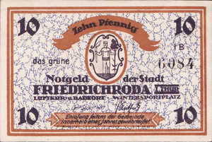 Germany, 10 Pfennig, 393.1a