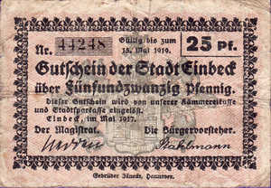 Germany, 25 Pfennig, E9.1a