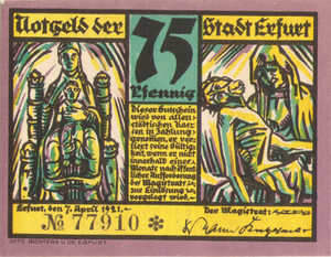 Germany, 75 Pfennig, 344.5