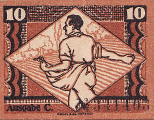 Germany, 10 Pfennig, G45.3a