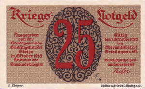 Germany, 25 Pfennig, G4.1g