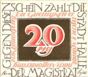 Germany, 20 Pfennig, 509.1a