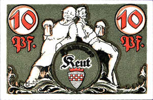 Germany, 10 Pfennig, 568.4
