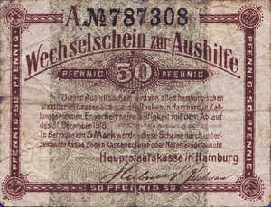 Germany, 50 Pfennig, H7.1b