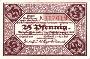 Germany, 25 Pfennig, 572.2