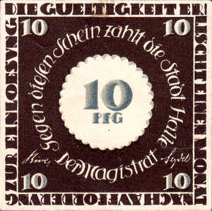 Germany, 10 Pfennig, 509.1a
