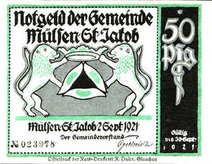 Germany, 50 Pfennig, 906.3