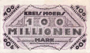 Germany, 100,000,000 Mark, 3593t