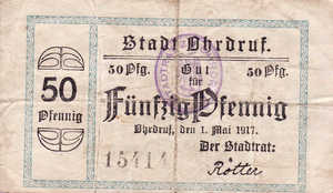 Germany, 50 Pfennig, O16.2c