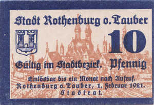 Germany, 10 Pfennig, 1142.1