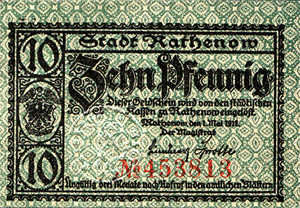 Germany, 10 Pfennig, R8.1b