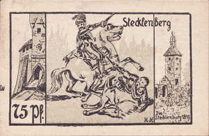 Germany, 75 Pfennig, 1258.4