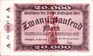 Germany, 20,000 Mark, 4809aII
