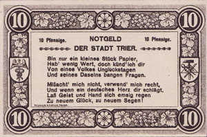 Germany, 10 Pfennig, T27.8