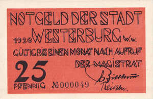 Germany, 25 Pfennig, 1412.1