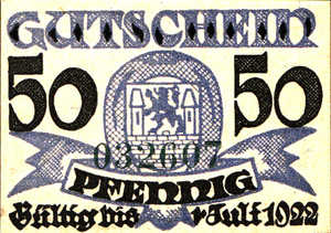 Germany, 50 Pfennig, W51.1b