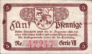 Germany, 5 Pfennig, S90.3a