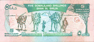 Somaliland, 5 Shilling, P1a