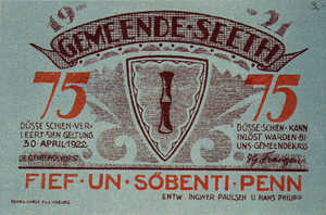 Germany, 75 Pfennig, 1216.1