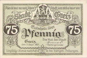 Germany, 75 Pfennig, 471.1a