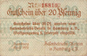 Germany, 20 Pfennig, 