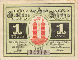 Germany, 1 Mark, 659.1a