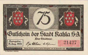 Germany, 75 Pfennig, 668.2a