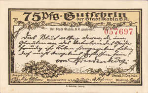 Germany, 75 Pfennig, 668.6d
