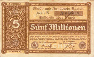 Germany, 5,000,000 Mark, 1b
