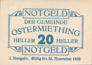 Austria, 20 Heller, FS 713IIIa