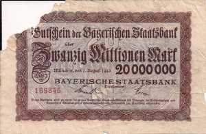 Germany, 20,000,000 Mark, 3657d