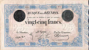 Reunion, 25 Franc, P18, 406c, 19518