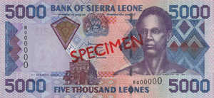 Sierra Leone, 5,000 Leone, P27bs