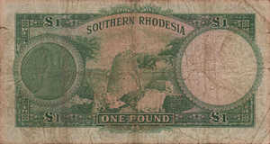 Southern Rhodesia, 1 Pound, P10c