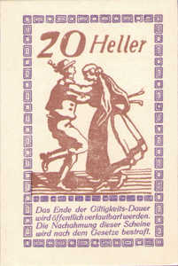 Austria, 20 Heller, FS 752b