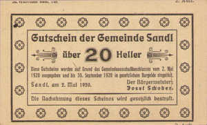 Austria, 20 Heller, FS 874Ibx