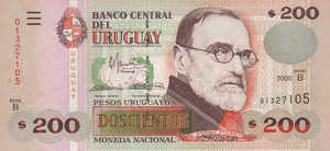 Uruguay, 200 Peso Uruguayo, P77a