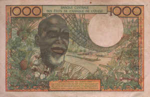 West African States, 1,000 Franc, P203Bh