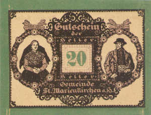 Austria, 20 Heller, FS 908